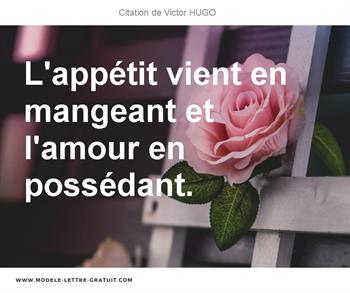 Citation de Victor HUGO