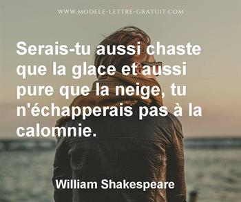 Citation de William Shakespeare