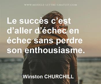 Citation de Winston CHURCHILL