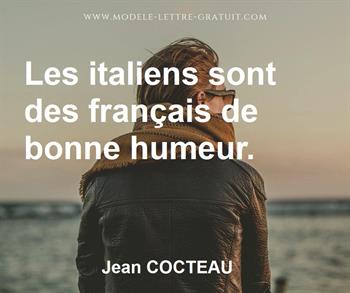 Citation de Jean COCTEAU