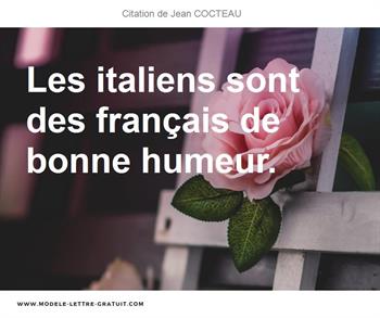 Citation de Jean COCTEAU