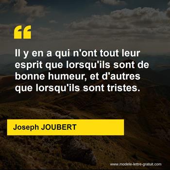 Citation de Joseph JOUBERT