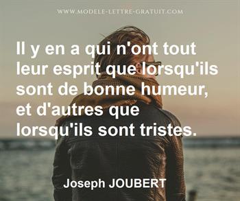 Citation de Joseph JOUBERT
