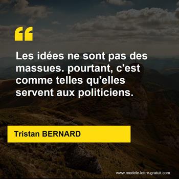 Citation de Tristan BERNARD