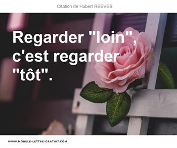 Citation de Hubert REEVES