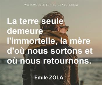 Citation de Emile ZOLA