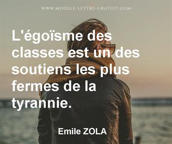 Citation de Emile ZOLA