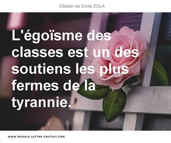Citation de Emile ZOLA