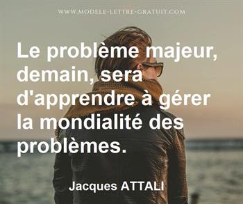 Citation de Jacques ATTALI