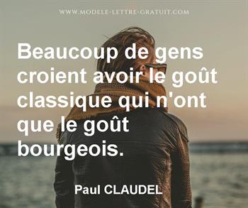Citation de Paul CLAUDEL