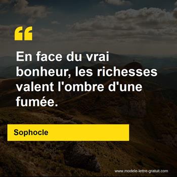 En Face Du Vrai Bonheur Les Richesses Valent L Ombre D Une