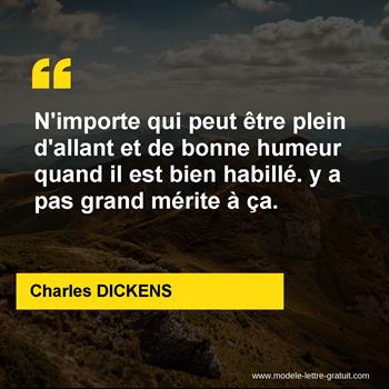 Citation de Charles DICKENS