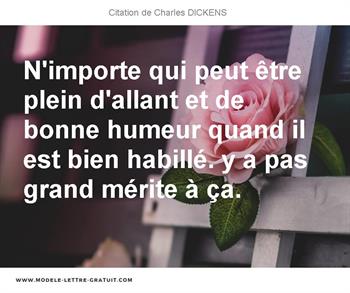 Citation de Charles DICKENS