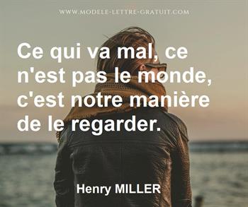 Citation de Henry MILLER