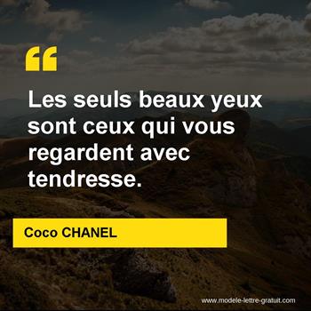 Citation de Coco CHANEL