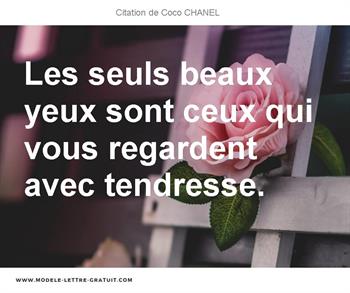 Citation de Coco CHANEL