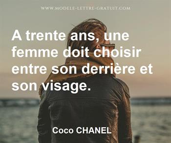Citation de Coco CHANEL