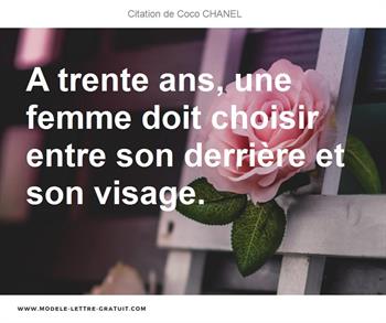 Citation de Coco CHANEL