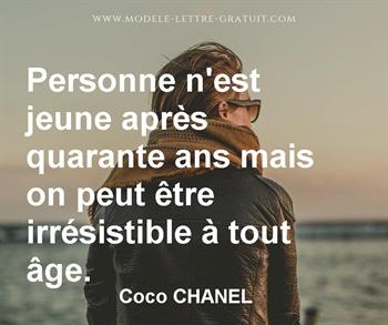 Citation de Coco CHANEL