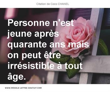 Citation de Coco CHANEL