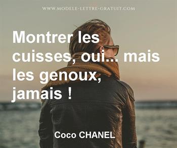 Citation de Coco CHANEL