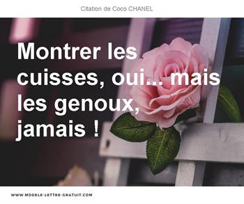 Citation de Coco CHANEL