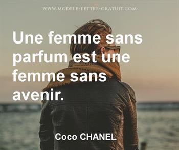 Citation de Coco CHANEL