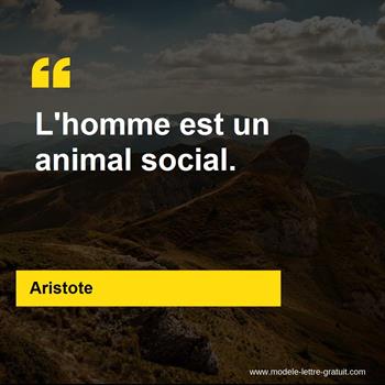 Citation de Aristote