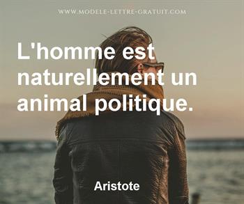 Citation de Aristote