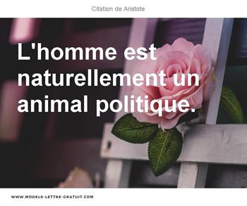 Citation de Aristote