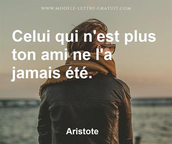 Citation de Aristote