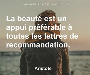Citation de Aristote