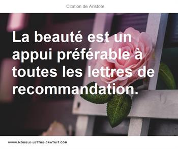 Citation de Aristote