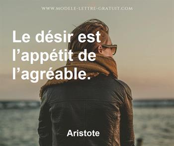 Citation de Aristote