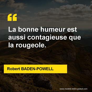 Citation de Robert BADEN-POWELL