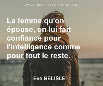 Citation Femme De Confiance