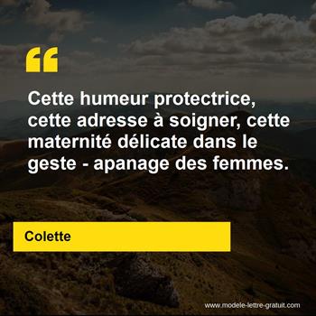 Citation de Colette