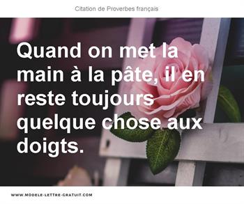 Citation de Proverbes français