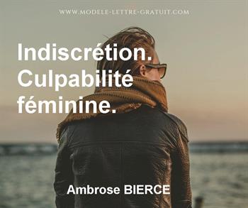 Citation de Ambrose BIERCE
