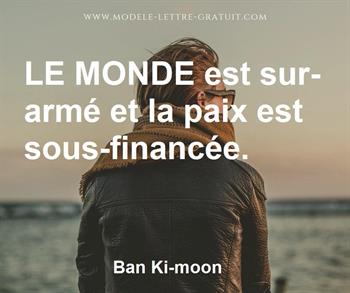 Citation de Ban Ki-moon