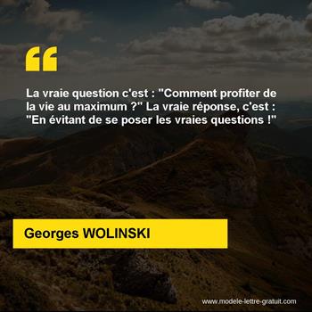 Citation Sur Profiter De La Vie