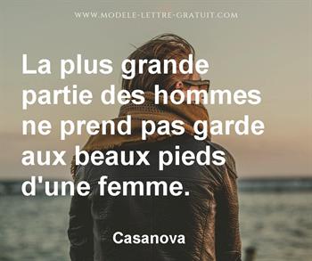 Citation de Casanova
