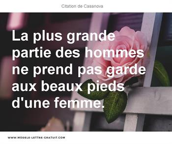 Citation de Casanova