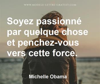 Citation de Michelle Obama