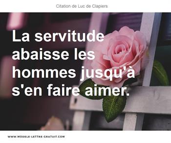 Citation de Luc de Clapiers